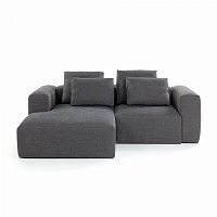 диван blok sofa 2 левый угол темно-серый от la forma (ex julia grup) в Сыктывкаре