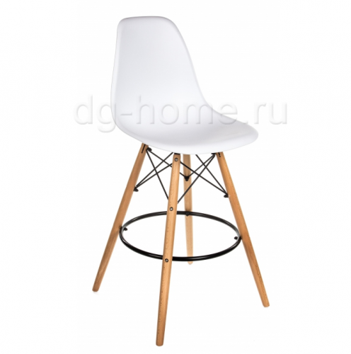 барный стул pc-007 белый (eames style) в Сыктывкаре