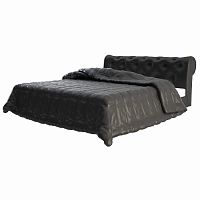 кровать двуспальная 160х200 черная из экокожи adelle в Сыктывкаре