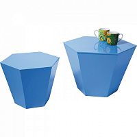 столик кофейный hexagon синий в Сыктывкаре