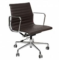 кресло eames style кофейная кожа в Сыктывкаре