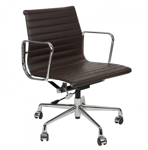 кресло eames style кофейная кожа в Сыктывкаре