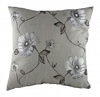 подушка с цветочным орнаментом gray flowers в Сыктывкаре