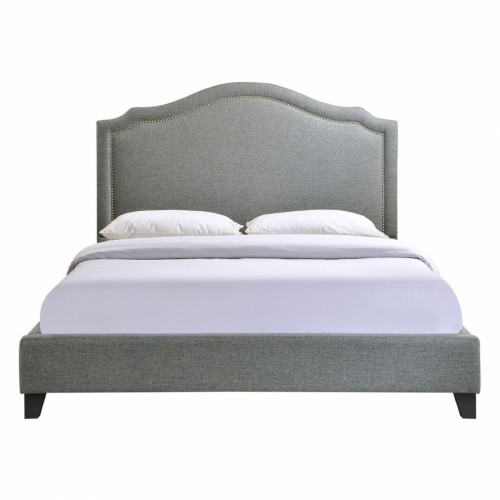 кровать двуспальная 160х200 серая cassis upholstered в Сыктывкаре