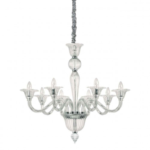 подвесная люстра ideal lux brigitta sp8 trasparente в Сыктывкаре
