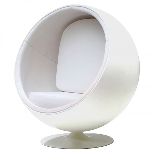 кресло eero ball chair белое в Сыктывкаре