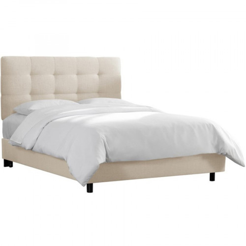 кровать двуспальная 180х200 белая alice tufted talc в Сыктывкаре