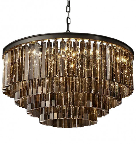 люстра odeon 4 rings smoke черное основание, дымчатое стекло в Сыктывкаре