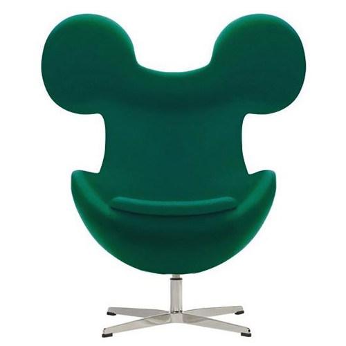 кресло egg mickey зеленое в Сыктывкаре