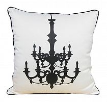 подушка с рисунком канделябра chandelier white в Сыктывкаре