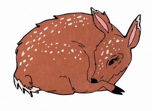 ковер шерстяной олененок the deer в Сыктывкаре