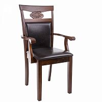 стул деревянный кресло luiza dirty oak / dark brown в Сыктывкаре