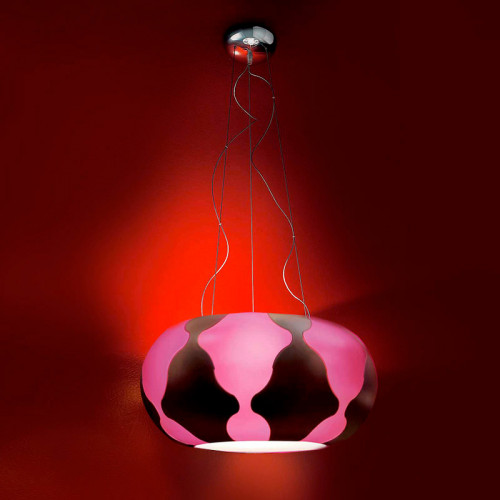 подвесной светильник flan fucsia/marrone от leucos в Сыктывкаре