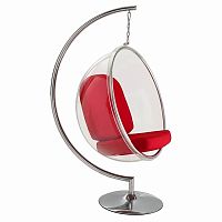 кресло bubble chair with stand красное в Сыктывкаре