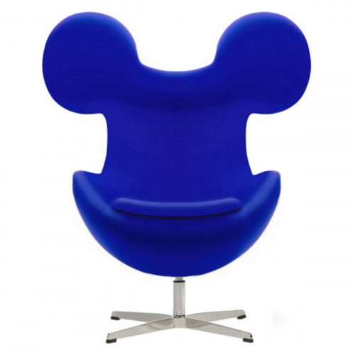 кресло egg mickey синее в Сыктывкаре