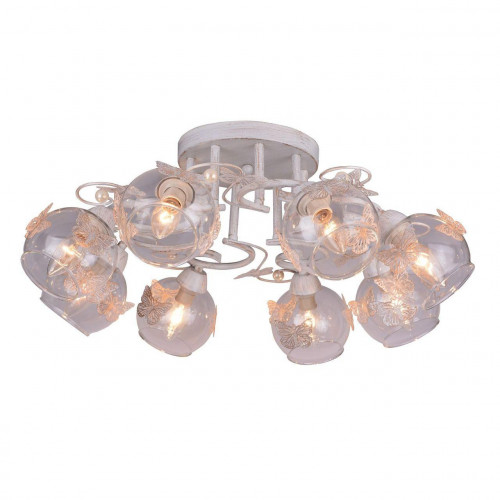 потолочная люстра arte lamp alessandra a5004pl-8wg в Сыктывкаре