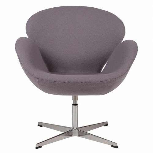 кресло swan chair серое в Сыктывкаре