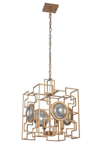 подвесная люстра crystal lux cuento sp4 gold в Сыктывкаре