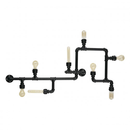потолочная люстра ideal lux plumber pl8 nero в Сыктывкаре