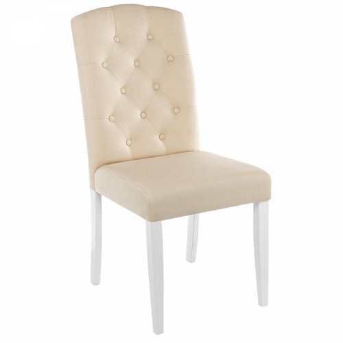 стул деревянный menson white / fabric сream в Сыктывкаре