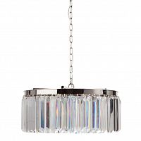 люстра rhys clear glass хром, прозрачная, чёрная в Сыктывкаре