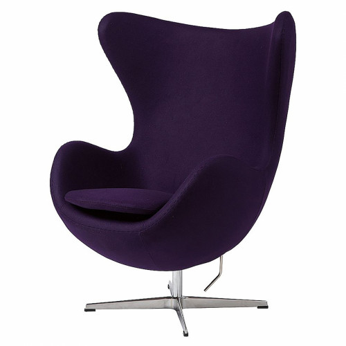 кресло egg chair темно-фиолетовое в Сыктывкаре