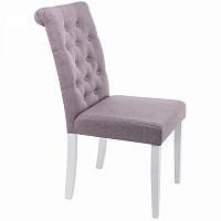 стул деревянный amelia white / fabric fog в Сыктывкаре