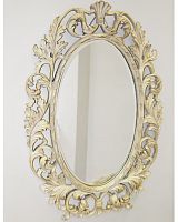овальное зеркало настенное бежевое гойя artisian ivory в Сыктывкаре